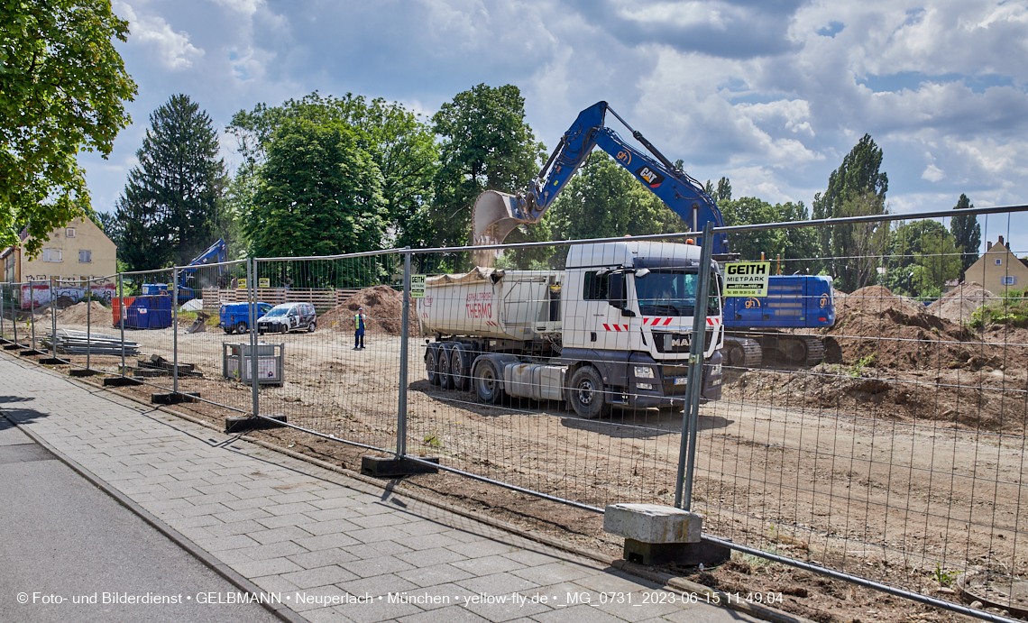 15.06.2023 - Abriss und Neubau der Maikäfersiedlung in Berga am LAim und Neuperlach